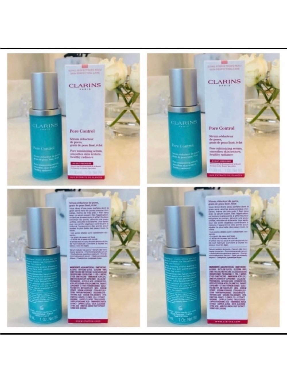 Clarins Pore Control Serum - Two Pore Control Serums, New In Box.